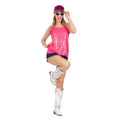 Roze Pailletten Party Top Vrouw