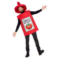 Rode Ketchup Saus Fles Unisex Kostuum