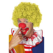 Op deze afbeelding zie je een Accessoires, van het merk Wilbers. Super Hair Krullenpruik Clown Geel