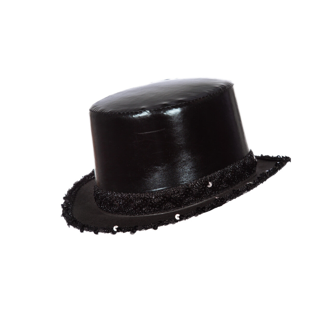 Op deze afbeelding zie je een Accessoires, van het merk Wilbers. Hoge Hoed Donkere Hertog Met Paillettenband