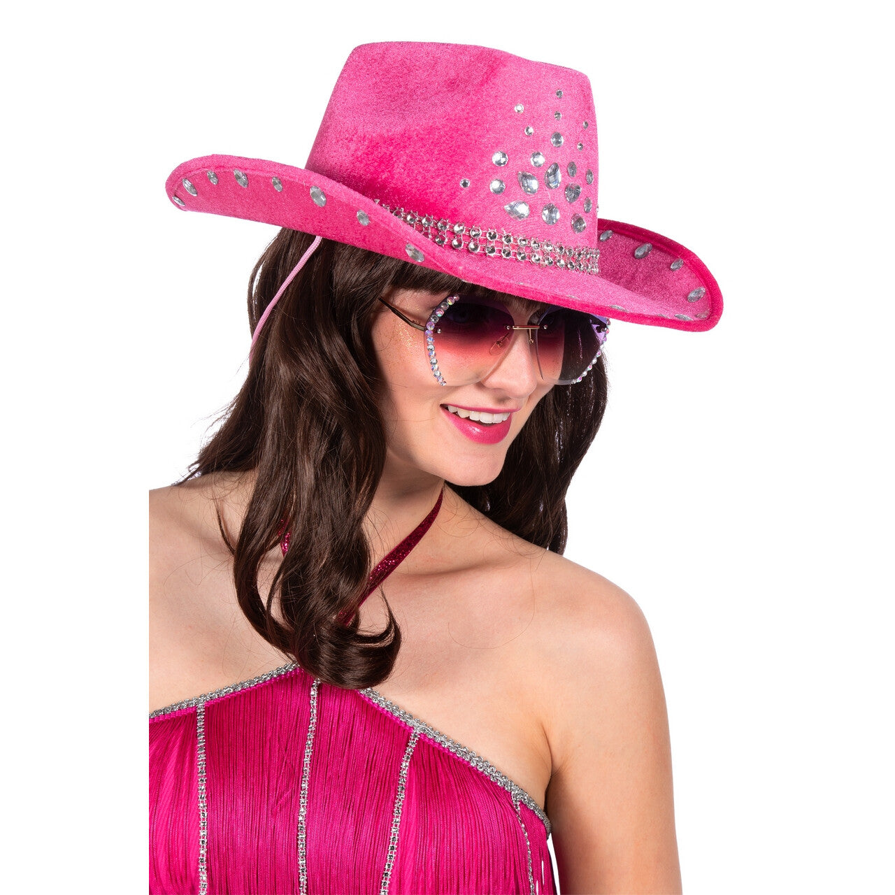 Op deze afbeelding zie je een Accessoires, van het merk Wilbers. Cowboyhoed Rodeo Chick