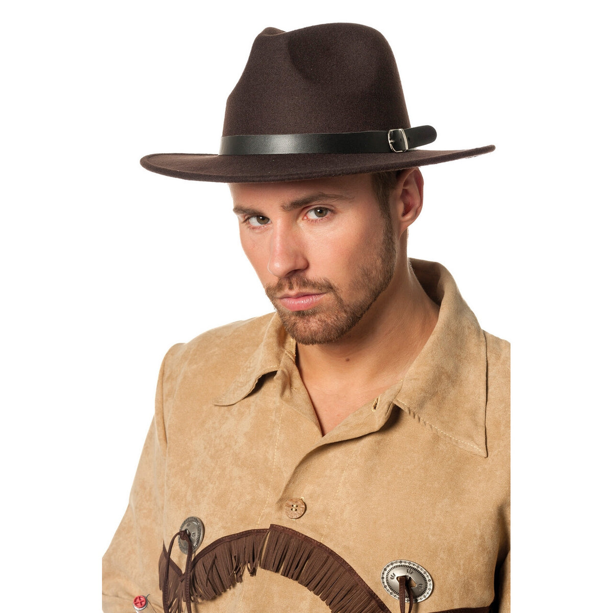 Op deze afbeelding zie je een Accessoires, van het merk Wilbers. Cowboyhoed Indiana