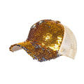 Pailletten-Cap Gold & Schrill