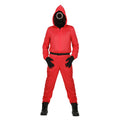 Travailleur Squid Game Cercle Rouge Costume Unisexe