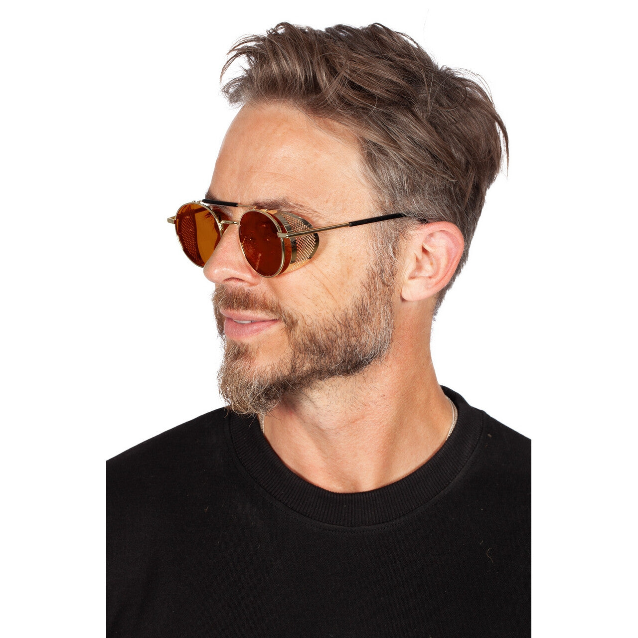 Op deze afbeelding zie je een Accessoires, van het merk Wilbers. Bril Festival Burning Man Steampunk