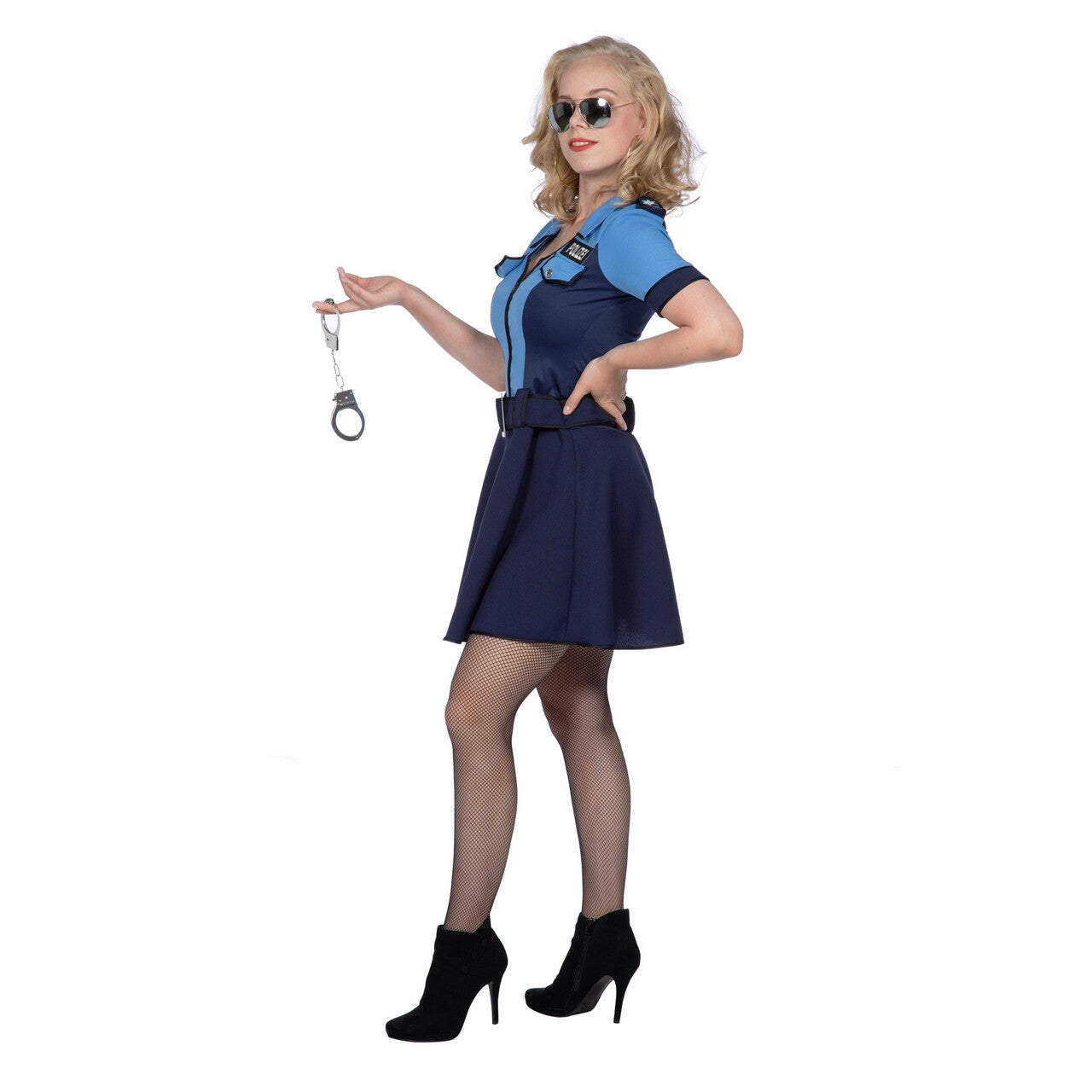 Op deze afbeelding zie je een Kostuums, van het merk Wilbers. Aantrekkelijke Duitse Polizei Silke Vrouw Kostuum