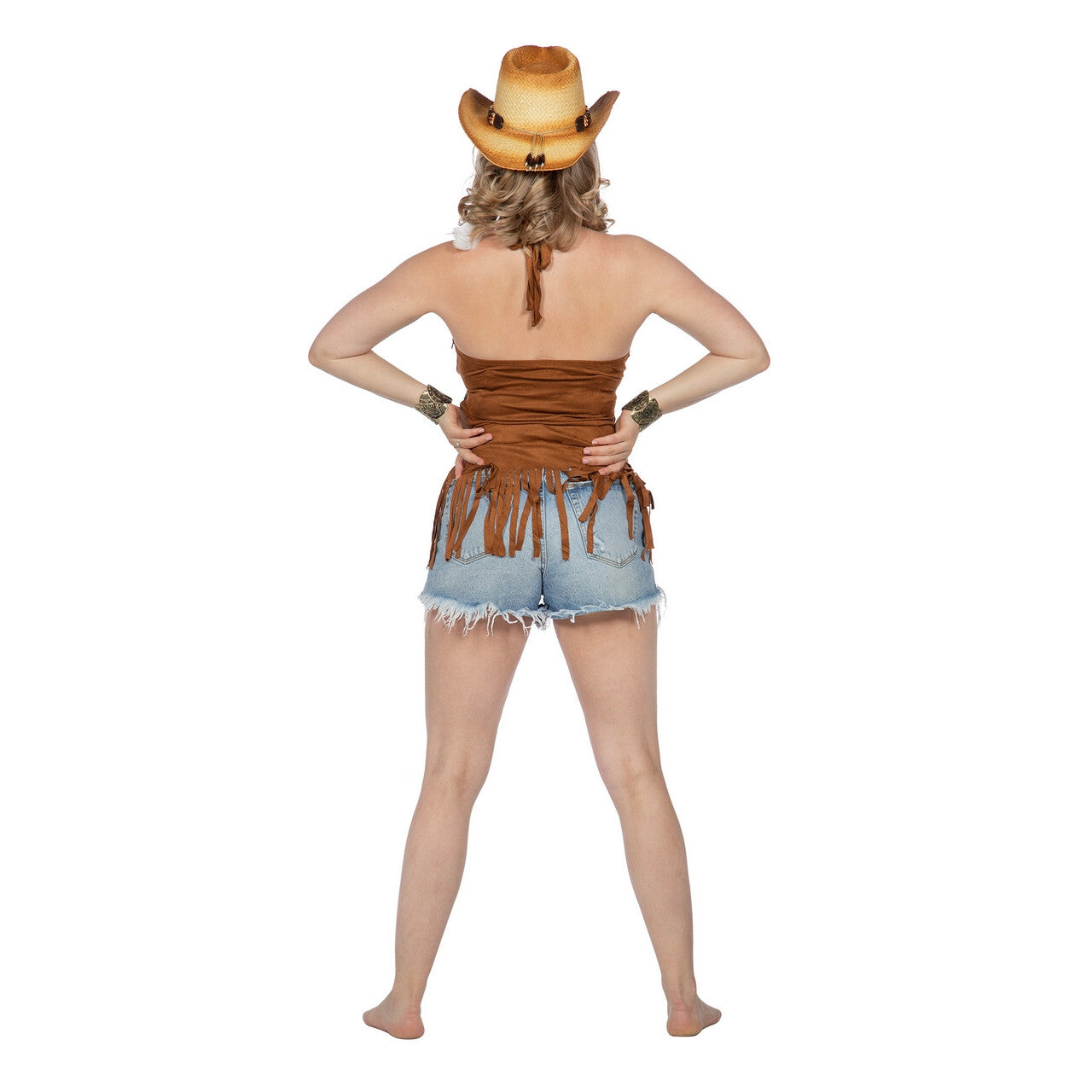 Op deze afbeelding zie je een Kostuums, van het merk Wilbers. Yihaa Wild Wild West Cowgirl Vrouw