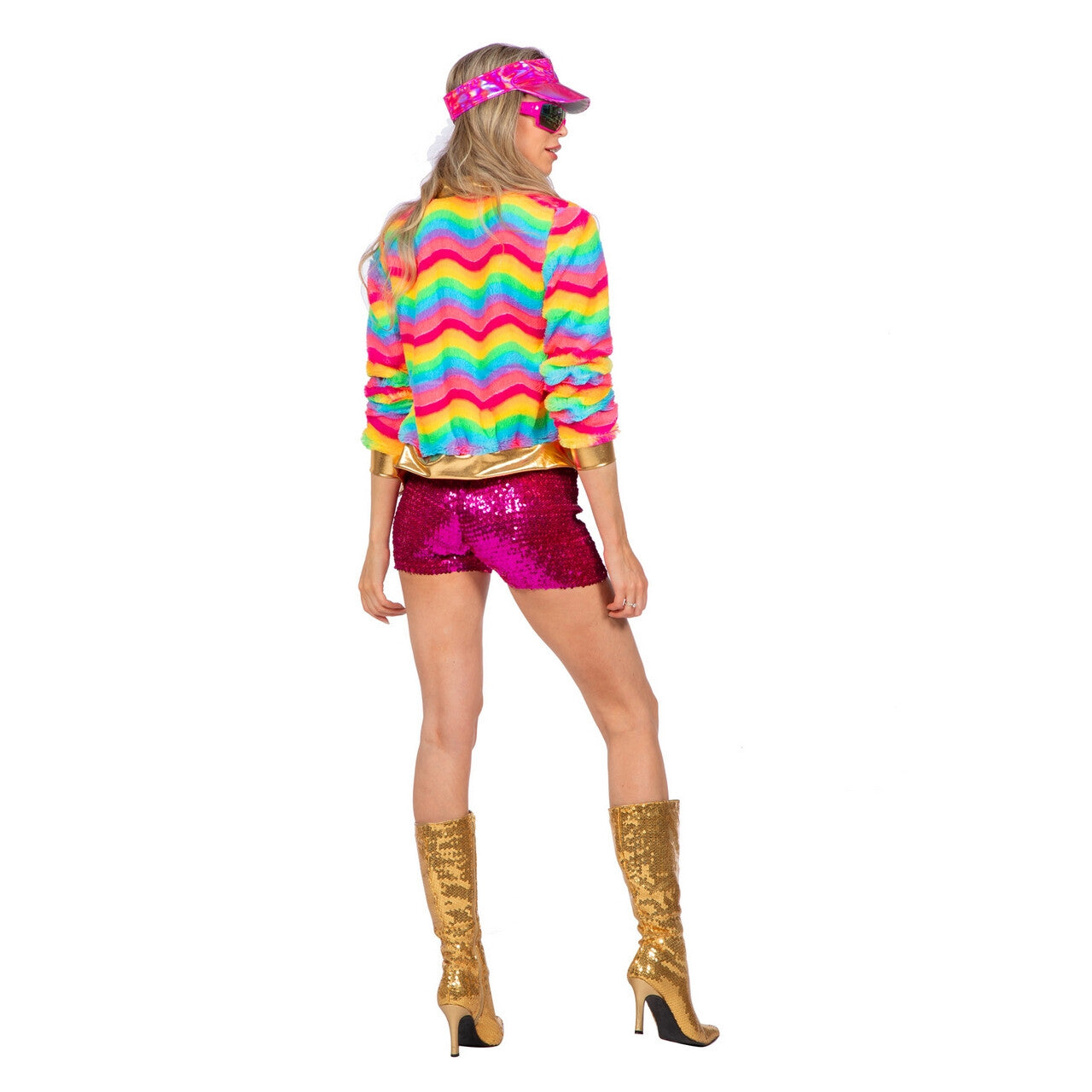 Op deze afbeelding zie je een Kostuums, van het merk Wilbers. Dansende Kleuren Festival Jas Vrouw