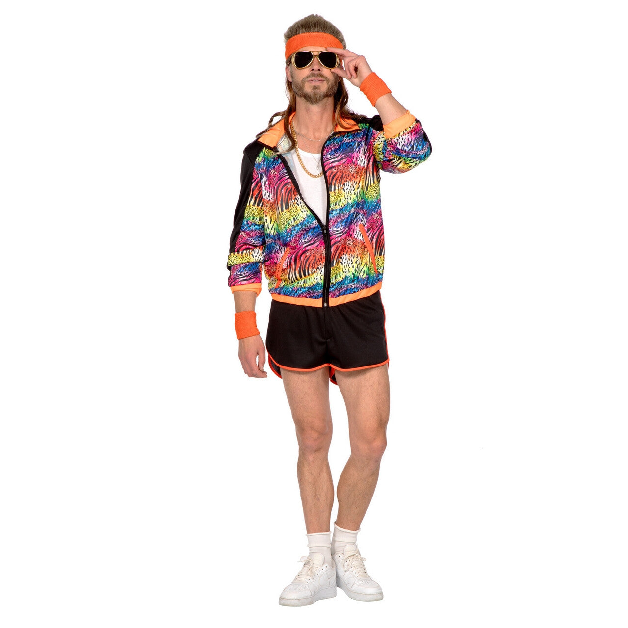 Op deze afbeelding zie je een Kostuums, van het merk Wilbers. Wilde Sportieve Feestbeest Philip Man Kostuum