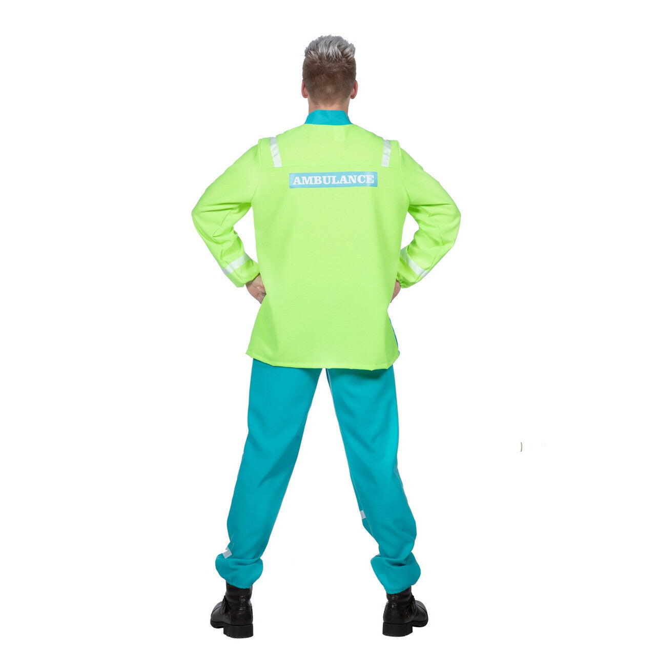 Op deze afbeelding zie je een Kostuums, van het merk Wilbers. Zorg Voor Hulp Ambulance Medewerker Man Kostuum