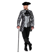 Op deze afbeelding zie je een Kostuums, van het merk Wilbers. Luxe Graaf Van Markies Man Kostuum