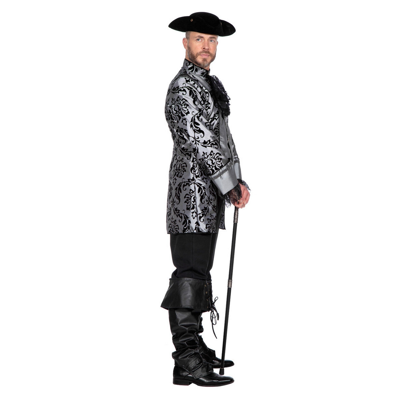 Op deze afbeelding zie je een Kostuums, van het merk Wilbers. Luxe Graaf Van Markies Man Kostuum