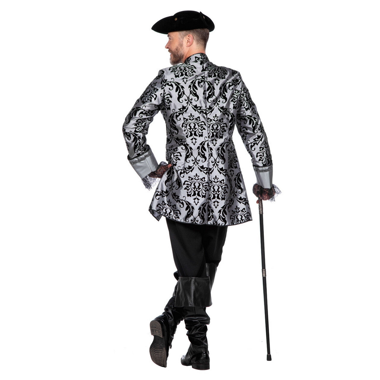 Op deze afbeelding zie je een Kostuums, van het merk Wilbers. Luxe Graaf Van Markies Man Kostuum
