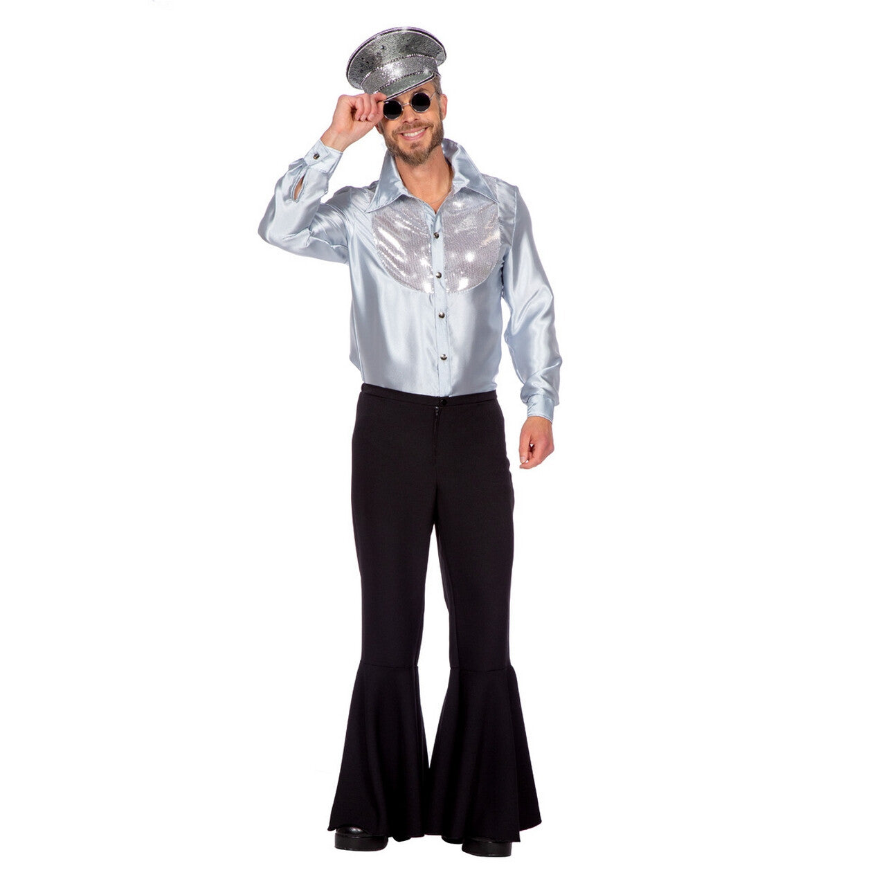 Op deze afbeelding zie je een Kostuums, van het merk Wilbers. Shine Bright Disco Sensatie Blouse Man