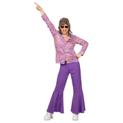 Op deze afbeelding zie je een Kostuums, van het merk Wilbers. Happy Hip Hippie Bert Blouse Man