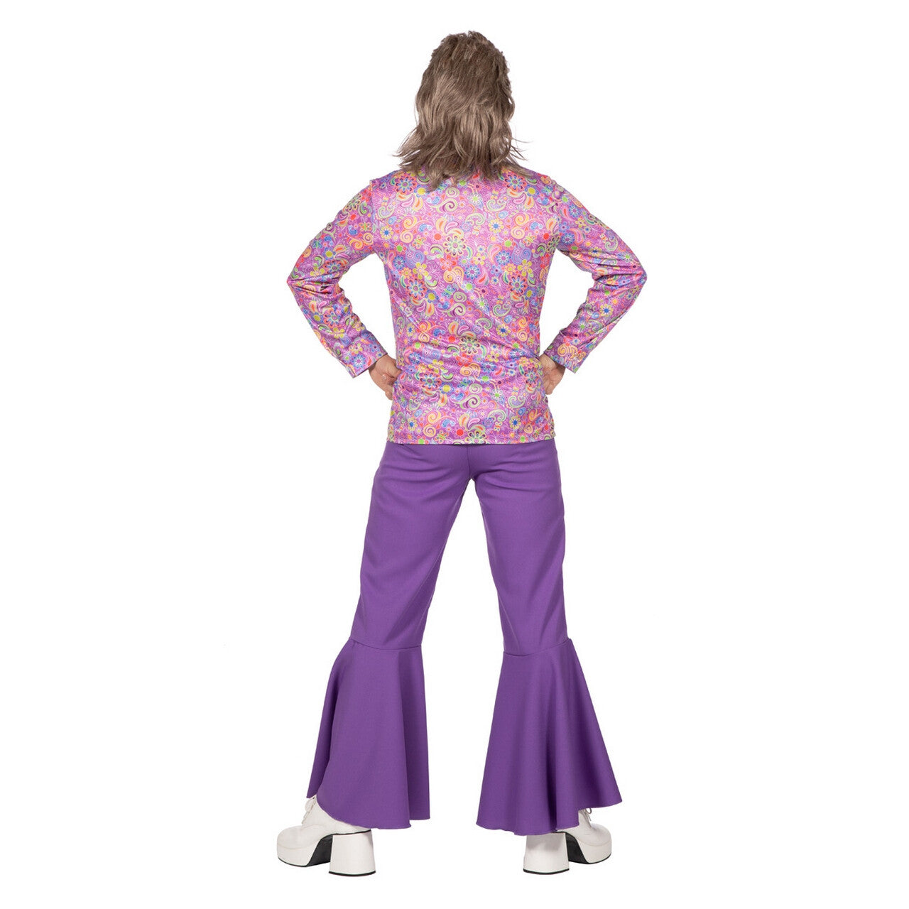 Op deze afbeelding zie je een Kostuums, van het merk Wilbers. Happy Hip Hippie Bert Blouse Man