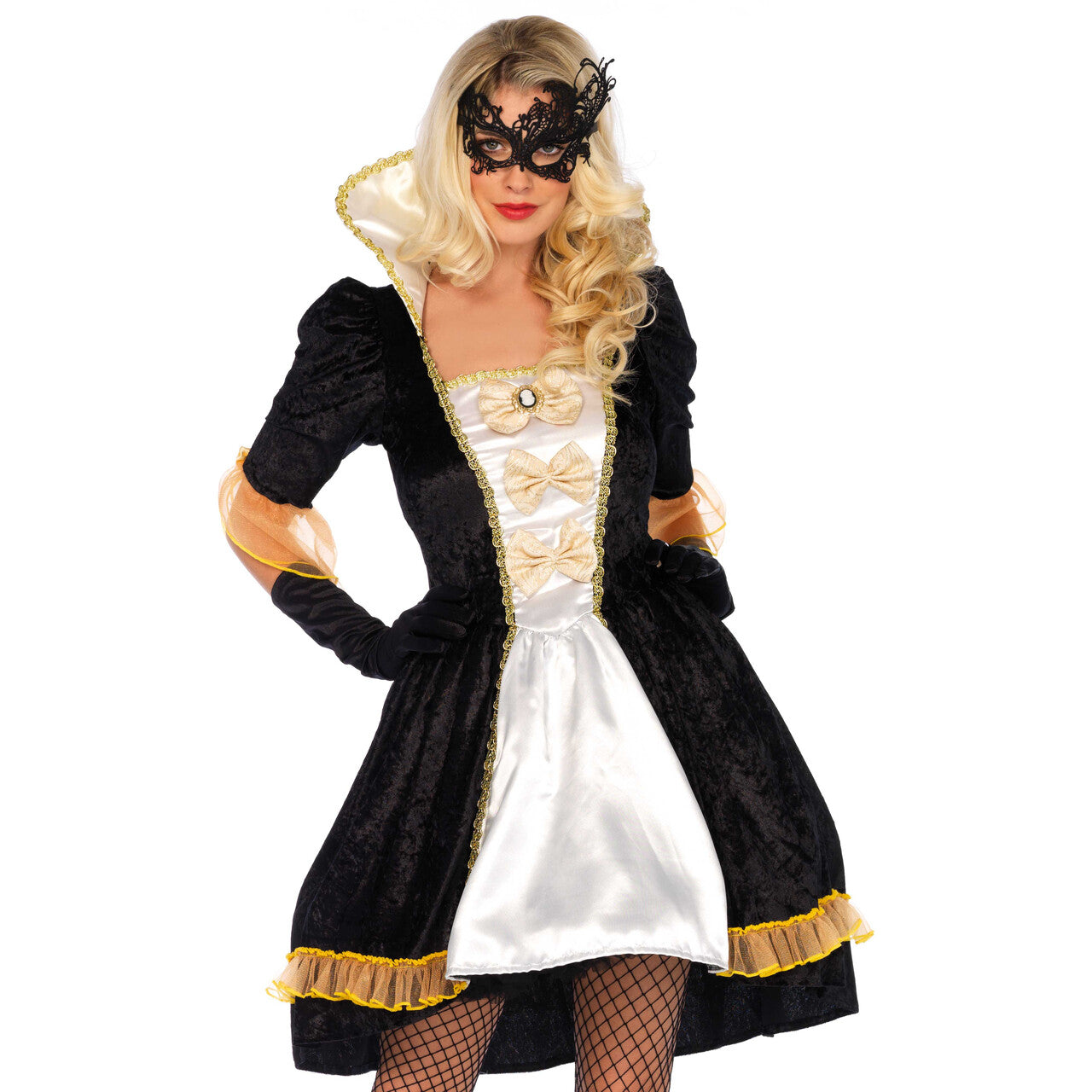 Op deze afbeelding zie je een Kostuums, van het merk Wonderland. Belle Van Het Hof Maskerade Vrouw Kostuum